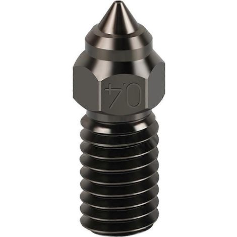 Messing-3D-Druckdüse, M6-Gewinde, 0,4 mm Durchmesser, kompatibel mit ELEGOO Neptune 4, präzises Ersatzteil für 3D-Drucker.