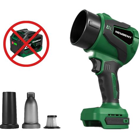 Souffleur Turbo, 3000W de Puissance, Vitesse du Vent de 650m/s, Aucune batterie (1/2)