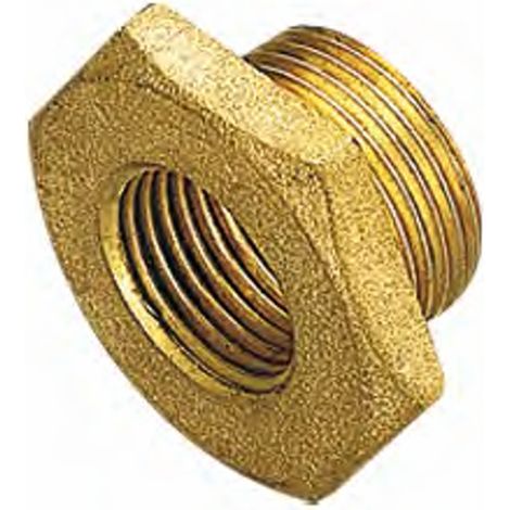 Raccordo riduzione m-f 1 1/4 x 3/4 ottone cw602n uni iso 228 tiemme 1520062