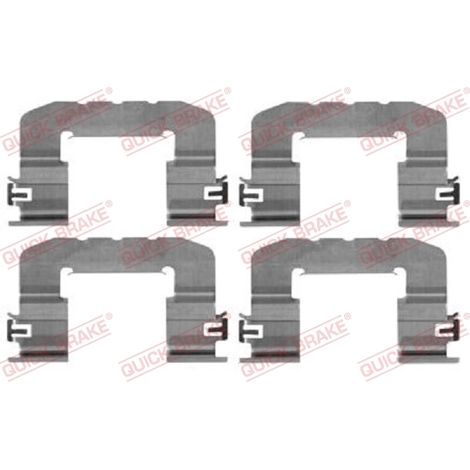 Kit d'accessoires, plaquette de frein à disque Quick Brake 109-0017 CITROËN