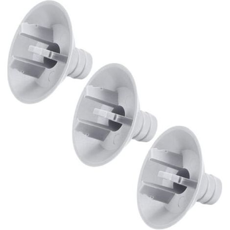 GDHZS-sourcing map Climatisateur Vidange Tuyau Connecteur 25mm Tube Droit Raccord Remplacement Pièce Accessoires pour Mini-Split Fenêtre AC, Gris Paquet de 3 (1/5)