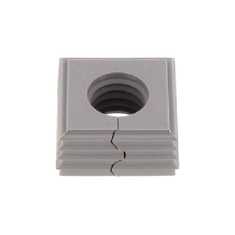Elemento di tenuta, Cabtite (sistema di ingresso cavi), TPE, grigio chiaro, altezza: 20,3 mm, larghezza: 20,3 mm, profondità: 17,7 mm