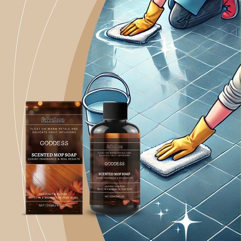 Bodenreiniger für verschiedene Materialien, reinigt und pflegt, schaumarme Haushaltsreinigungsflüssigkeit – 120 ml -- DTEKGAZ (1/5)