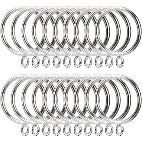 50 Stück Metall-Gardinenringe