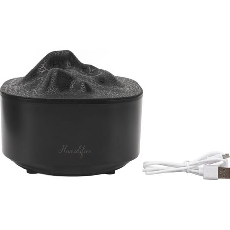 Diffuseur Lava Mountain 1,5L USB – Grand format LED colorées, brume fraîche, chambre / bureau, effet lave, cadeau imposant Fête des Mères (1/5)