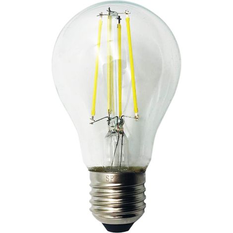 Lampadina a Led Filamento Edison E27 8W Attacco Grande A60 BUL-8WLuce Calda 3000k