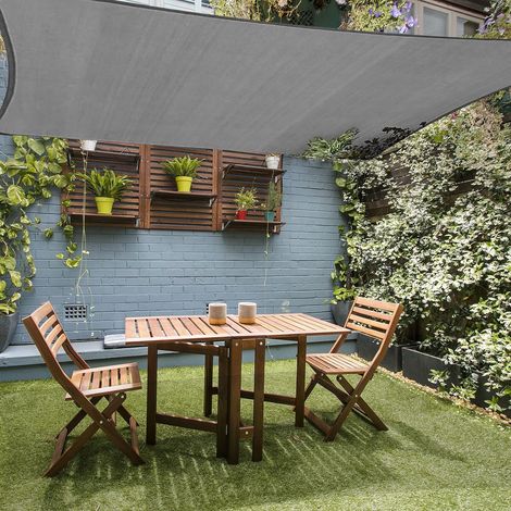 Voile d'ombrage Rectangulaire 4x6 m, Toile Ombrage HDPE Respirant (185g/㎡), Filet dombrage Rectangle 6x4 m Résistant 98% Protection Rayons UV pour Patio Jardin Terrasse Extérieur, Noir (1/5)