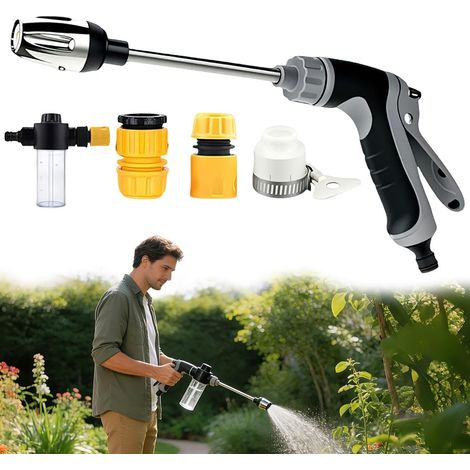 Pistolet Haute Pression Power Jet, Arrosage Jardin, Nettoyeur Water Blitz, nettoyeur haute pression, pour lavage de voiture et arrosage du jardin - (1/5)