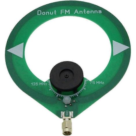 Antenne FM en forme de tore 75-135 MHz, mini-antenne boucle avec connecteur SMA mâle (1/5)