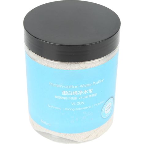 Résine de filtration pour aquarium, média filtrant professionnel pour la purification de l'eau des aquariums (500 ml) (1/5)