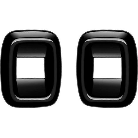 Autocollant de garniture de cadre d'interrupteur de rideau de porte centrale pour Suzuki, noir brillant (1/4)