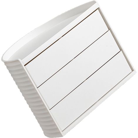 Stilvoller Schminkständer, 360°-Drehung, einzigartiges halbkreisförmiges Design, staubdicht, geeignet für Schreibtisch, Badezimmer, Schminktisch, weiß (1/5)