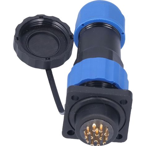 Wasserdichter quadratischer Flugzeugstecker, Lötverbinder, Industrieadapter, 250 V, 5 A, SP2014-Pins (1/5)