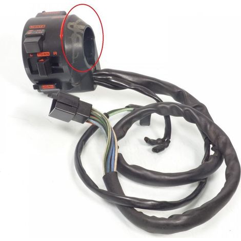 [PRODUIT D'OCCASION] Commodo gauche origine HM-29QB-T pour moto Honda 750 VFR 1986 à (1/3)