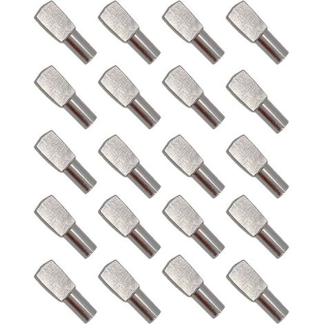 Supporto per tastiere KZQ 20, supporti in metallo nichelato per mobili, accessori da scrivania, 5 mm x 19 mm (1/4)