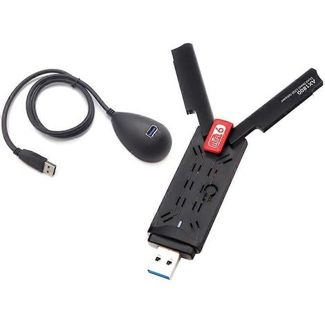 AX1800 USB 3.0 WiFi 6 Adapter, Dualband 2,4 GHz/5 GHz Netzwerkadapter, AX1800H Mini-WLAN-Transmitter, High-Speed-WLAN für PC