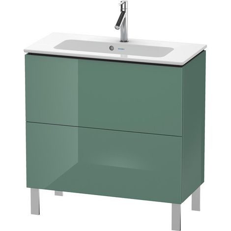 Meuble sous-vasque Duravit L-CUBE Compact 704x820x391mm jade