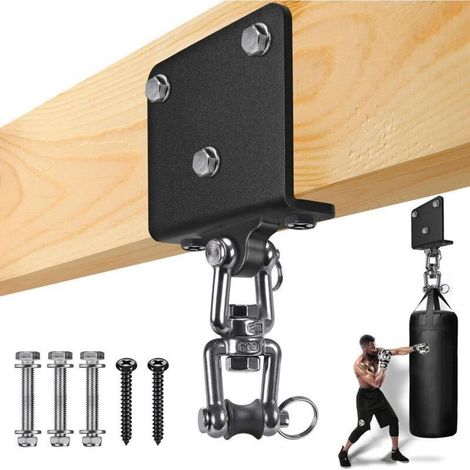 Support de Sac de Frappe, Fixation Poutre pour Sac de Boxe Suspension Crochet Lourd pour Accélérer l'exercice Entraînement Muay Thai Balançoire Hamac, 1000lbs (1/5)