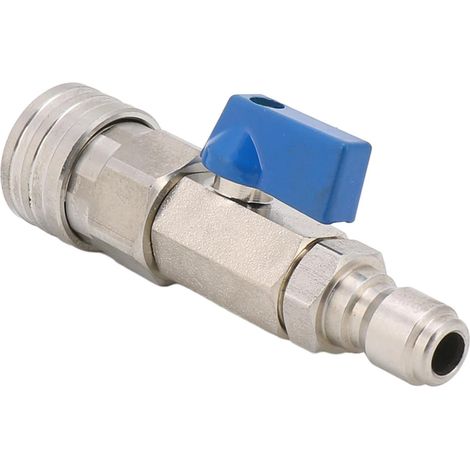 1 Kit vanne à boisseau sphérique,acier inoxydable,connecteur rapide 3/8 ou 1/4 pouce,résistant 4500 PSI