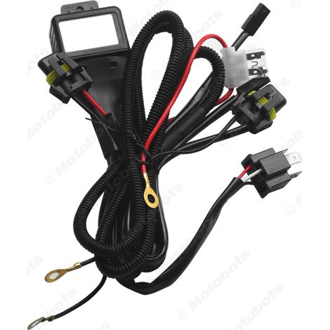 35W/55W (2-in-1) H4/9003/HB2 Xenon Headlight Retractable Lamp Wiring Set for Cars (One-to-Two Wiring Set) (1/4)