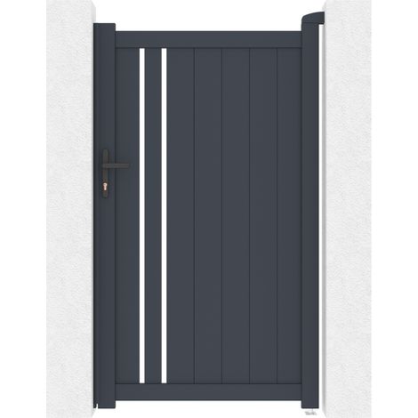 Puerta peatonal de aluminio 1m GIONA 100 x 180 cm (1/5)