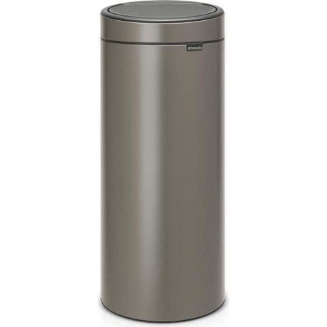 BRABANTIA Poubelle 30 L Platinium - Touch Bin (1/5)