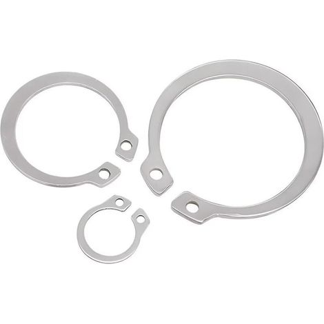 Bardusch-8mm Circlip E-Clips Anneau de Retenue en Acier Inoxydable Bague de Retenue Externe Snap (100 Pièces) (1/5)