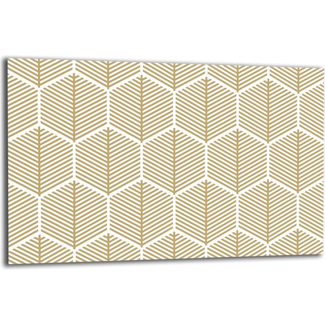 PLAQUE DE PROTECTION EN VERRE POUR CUISINIÈRE, MODÈLE 80x52 (1/5)