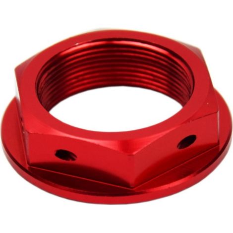 Écrou de biellette de direction supérieure de suspension Scar Racing Honda CRF rouge (1/2)