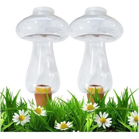 2 Pcs 300ML Watering Spikes for Indoor Plants, Transparent Self-Watering Globes