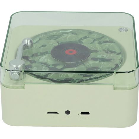 Machine à bruit blanc avec réveil et veilleuse, décoration intérieure, pour la table de chevet (verte) (1/5)