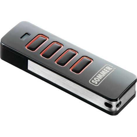 Sommer – Télécommande émetteur 4 canaux pour motorisations – Fréquence 868,95 MHz – Retour par vibrations – Compatible Pro+ et Base+ – 4019V000
