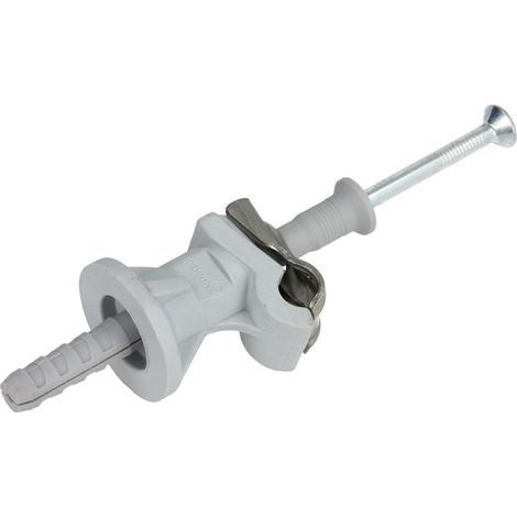 Siupport conducteur DEHNfix NIRO-K gris pour conducteur rond 6-10 mm H 30 mm