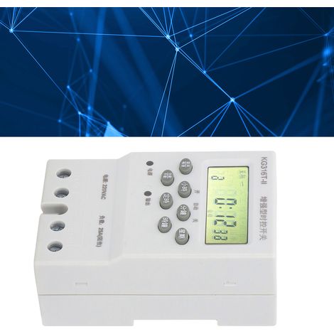 Interrupteur de contrôle horaire à microprocesseur haute précision AC220V (1/5)