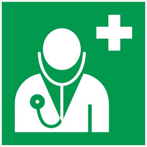 Panneau Medecin - Rigide 200x200mm - 4220352