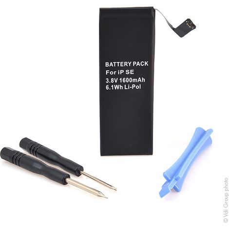 NX - Batterie téléphone, smartphone, GSM pour iPhone SE 3.8V 1600mAh - 616-00106616-001 (1/5)