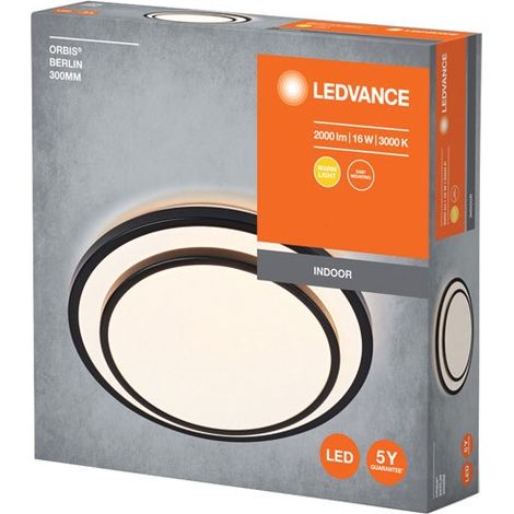 Deckenleuchte Orbis Berlin 300 mm 16 W Warm Schwarz - Ledvance