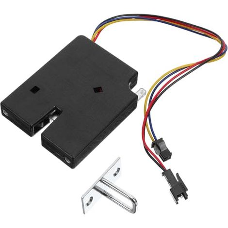 Serrure Électromagnétique Frigo Armoire et Réfrigérateur Verrouillage Sécurisé sans Clé Loquet Électrique pour Porte de Placard et Appareils Ménagers (1/5)