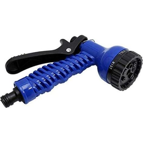 Outil de Jardin Pistolet de pulvérisation à Usage intensif, Pistolet de pulvérisation de Tuyau Heavy Duty 8 Pattern Buse d'arrosage en métal - Pistolet à Eau MOONSTARS (1/3)