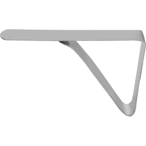Lot 4 pinces pour nappe – acier inoxydable – coupe-vent – fêtes / pique-niques / restaurants / mariages / buffets (1/5)
