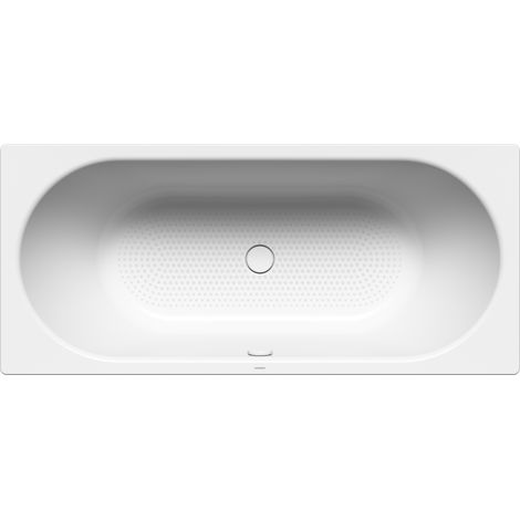Centro Duo Badewanne 180x80cm, Vollantislip, weiß Perl-Effekt