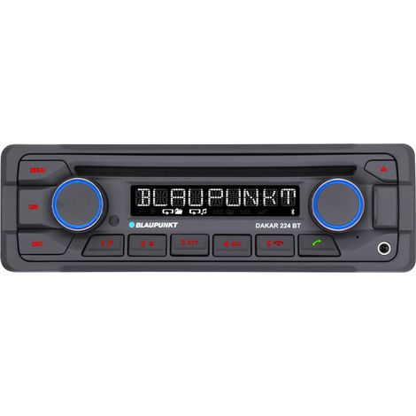 Blaupunkt Dakar 224 BT Autoradio Collegamento per controllo remoto da volante, Vivavoce Bluetooth®, Telecomando incl.