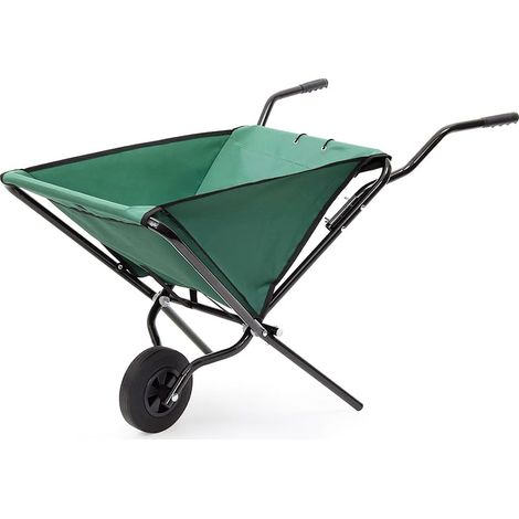 Carriola in tessuto resistente da 70 litri per giardino - Portata massima 45 Kg (1/5)