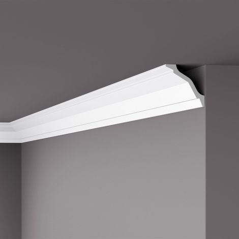 Eckleiste NMC WT26 WALLSTYL Noel Marquet Zierleiste Stuckleiste Modernes Design weiß 2 m (1/3)