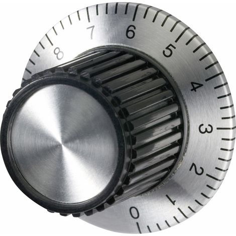 TRU COMPONENTS  Feinstellskala  Aluminium (eloxiert) (Ø x H) 37 mm x 23.3 mm 1 St.