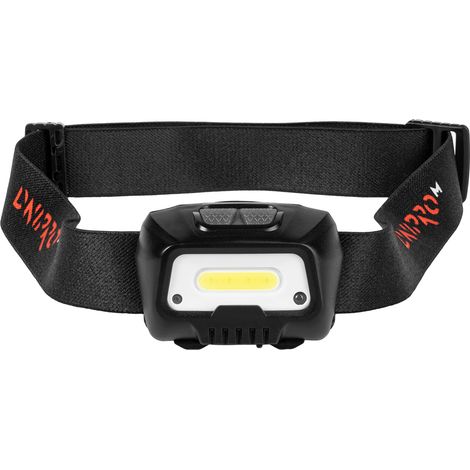 Linterna Frontal LED Recargable 300LM con Sensor de Movimiento, Ángulo 160°, 4 Modos COB 7000K, Batería 1200mAh USB-C (1/5)