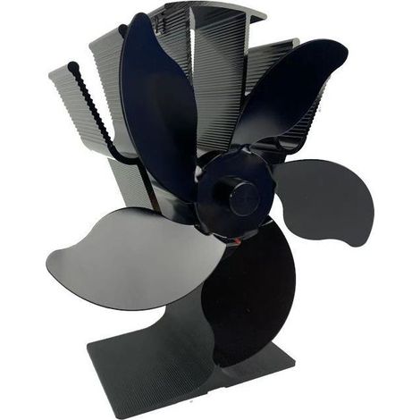 Ventilateur de poêle à boisventilateur de cheminée à énergie thermique à 5 palesventilateur silencieux pour poêle à bois/cheminée (1/4)