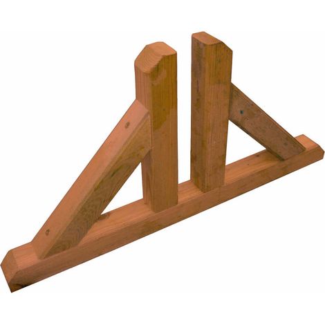 Piedino base sostegno per pannelli e grigliati in legno Forest