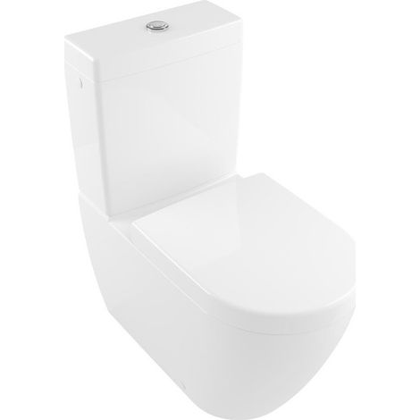 Cuvette Subway 2.0370 x 700 mm, DirectFlush, modèle sur pied, pour installation près du mur, sortie horizontale, sortie verticale possibleavec coude vario, En porcelaine sanitaire Blanc