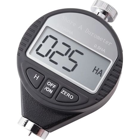 Hand Shore-A-Härte-Meter Prüfvorrichtung bewegliche Digital LCD Display Durometer 0100HA Dial-Skala Rubber Tire Nullstellung (1/4)